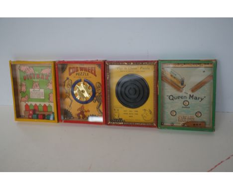 The R J series of popular puzzles vintage games x4
