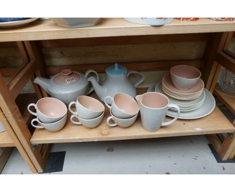 A Poole Pottery tea service.&nbsp; 