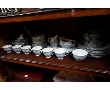 A Royal Doulton 'Reflection' pattern part tea and dinner service.&nbsp; 