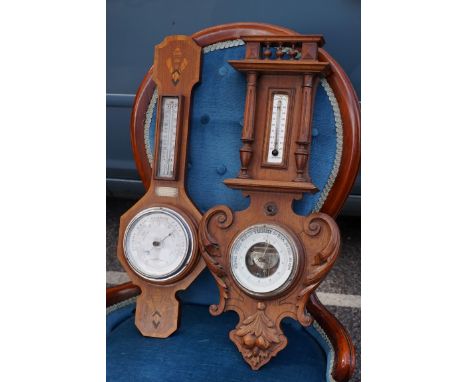 A French barometer; together with one other barometer.&nbsp; 