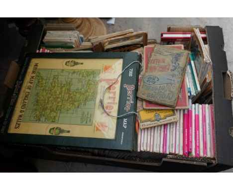 A large quantity of Ordnance Survey and other folding maps, to include: some vintage examples.&nbsp; 