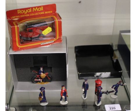 Fusilier Miniatures part sets, Post Office figures and a Lledo mail van 