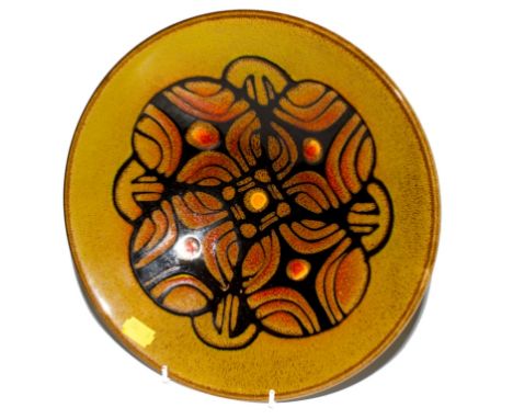 A Poole Aegean circular bowl with abstract design, 27cm 