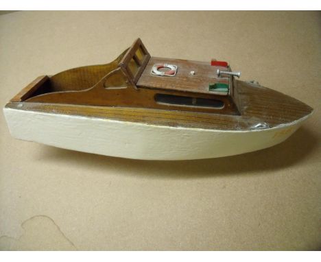 Scale model of a river cruiser boat (length 50cm) 