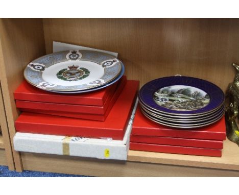 A SET OF SIX BOXED LIMITED EDITION SPODE 'OPERATION OVERLORD' COLLECTORS PLATES, together with boxed Spode 'Battle of Britain