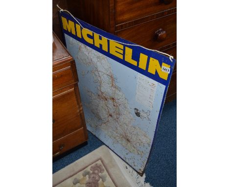 A MICHELIN 1975 EDITION ENAMEL SIGN