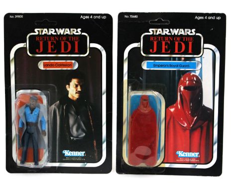 Star Wars: A vintage Kenner, Return of the Jedi, Emperor's Royal Guard, carded figure, sealed blister pack, unpunched tab, to