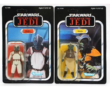 Star Wars: A vintage Kenner, Return of the Jedi, Klaatu, carded figure, sealed blister pack, unpunched tab, together with a K