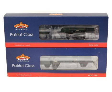 Bachmann: A boxed 'Giggleswick', Pariot Class, 45538, BR Lined Green, 31-214, together with a boxed, 'The Royal Leicestershir
