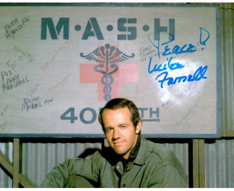 Mike Farrell signed MASH tv comedy series 10x8 colour photo. Michael Joseph Farrell Jr. (born February 6, 1939) is an America
