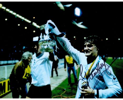 Glen Hoddle signed 10x8 Tottenham Hotspur colour photo. Glenn Hoddle (born 27 October 1957) is an English former football pla