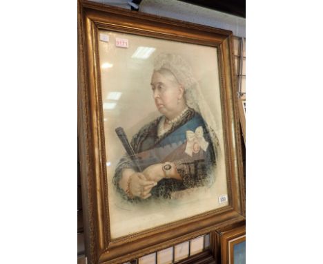 Framed print of Queen Victoria