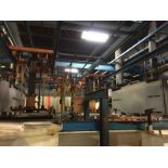 AUTOMATED, (U-SHAPED) LINE- Item#232 - Line could be used for rack plating, small barrel plating,