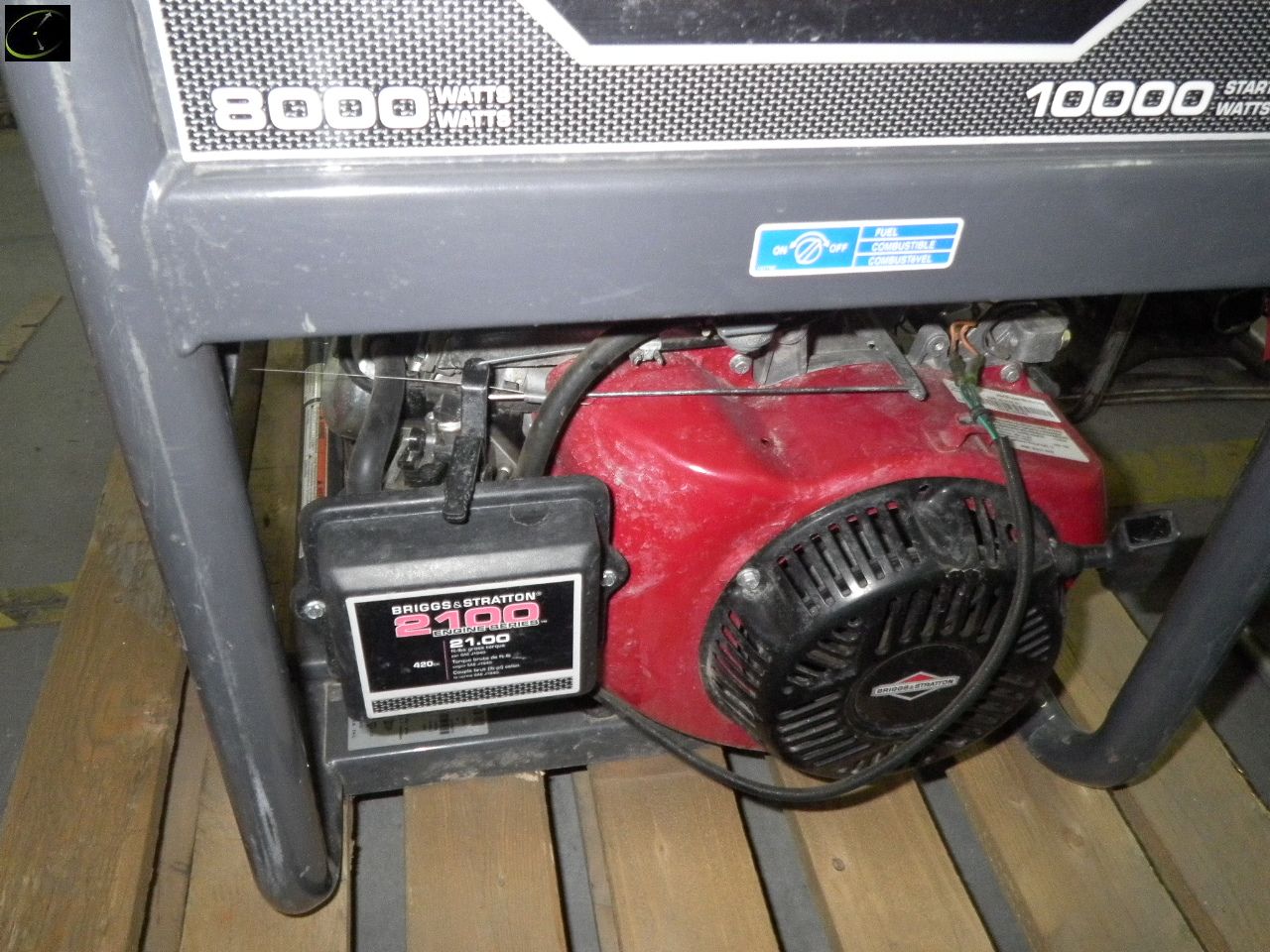 BRIGGS & STRATTON ELITE SERIES 8,000 Watt Gen. Set w/ Elec. Start