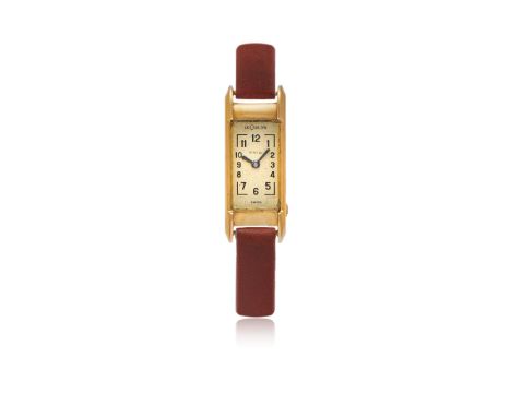 JAEGER-LECOULTRE DUOPLAN IN GOLD, 30s - JAEGER-LECOULTRE DUOPLAN IN GOLD, 30S Case: signed, n. 0808, two-body in 18K gold, sn