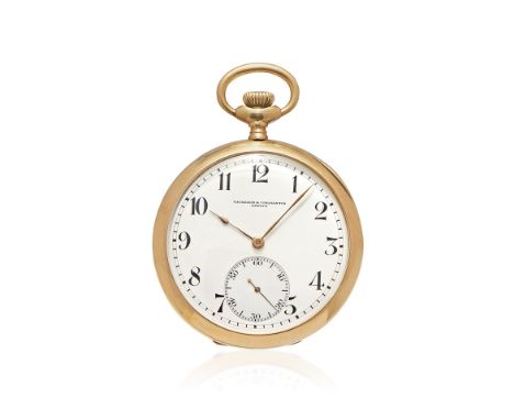 VACHERON & CONSTANTIN IN GOLD, CIRCA 1915 - VACHERON & CONSTANTIN IN GOLD, CIRCA 1915 Case: signed, n. 242936, four-body in 1