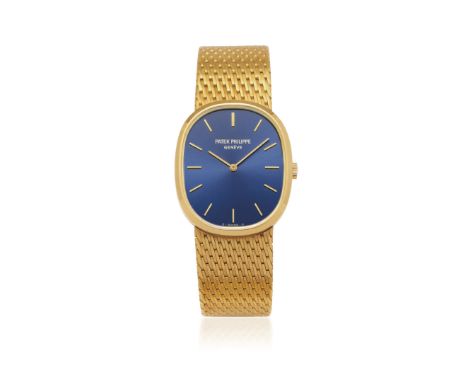 PATEK PHILIPPE ELLIPSE D'OR REF. 3748/1 "SIGMA", 70s - PATEK PHILIPPE ELLIPSE D'OR REF. 3748/1 "SIGMA", 70S Case: signed, n. 