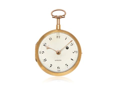 HENRY VOISIN REPEATER IN GOLD, CIRCA 1780 - HENRY VOISIN REPEATER IN GOLD, CIRCA 1780 Case: marked, n. 4745, two-body in gold