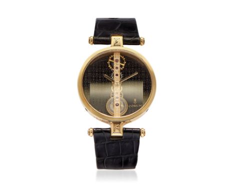 CORUM GOLDEN BRIDGE IN GOLD REF. 13-231-56, 90s - CORUM GOLDEN BRIDGE IN GOLD REF. 13-231-56, 90S Case: signed, n. 374203, tw