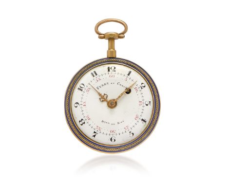 FURET ET COMP. HORLOGÈRE DU ROY IN GOLD AND ENAMEL, CIRCA 1800 - FURET ET COMP. HORLOGÈRE DU ROY IN GOLD AND ENAMEL, CIRCA 18