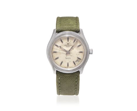 ZENITH SPORTO 28800 REF 01.1310.274, 70s - ZENITH SPORTO 28800 REF 01.1310.274, 70S Case: signed, two-body in stainless steel