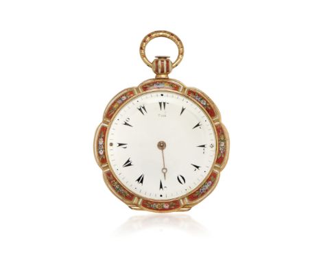 WATCH FOR THE TURKISH MARKET IN GOLD AND ENAMEL, CIRCA 1830 - WATCH FOR THE TURKISH MARKET IN GOLD AND ENAMEL, CIRCA 1830 Cas