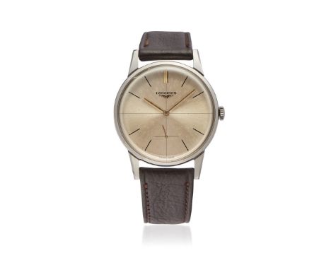 LONGINES REF. 8888, 60s - LONGINES REF. 8888, 60S Case: signed, n. 8888 28, three-body in stainless steel, snap on caseback. 