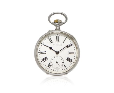 LONGINES ITALIAN RAILWAY, 20s - LONGINES ITALIAN RAILWAY, 20S Case: n. 74545, four-body in stainless steel, caseback engraved