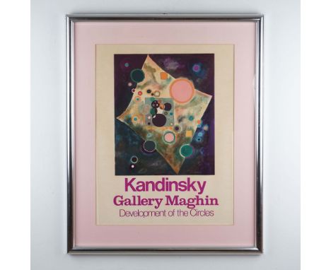This color lithograph, created for Kandinskys exhibition, is a masterpiece of visual harmony. A striking cosmic background in