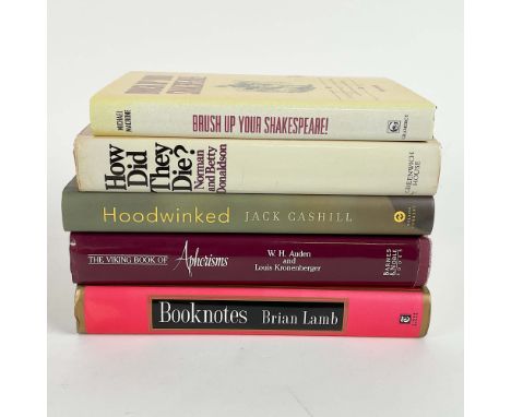 This set of five hardcover books explores literature, language, and cultural critique. The collection includes The Viking Boo