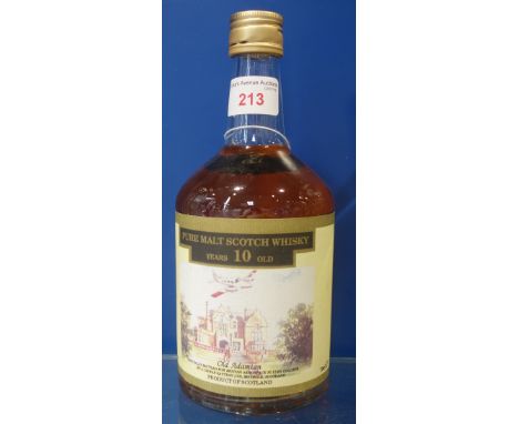 A BOTTLE OF OLD ADAMTON PURE SCOTCH WHISKY 10 years old