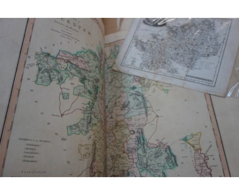 CHARLES SMITH (fl. 1800-1852) 'A NEW MAP OF THE COUNTY OF WORCESTER' divided into hundreds, dated January 6th 1804, unframed,