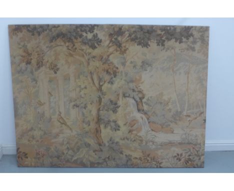 A large machine made tapestry - 145cm x 196cm 