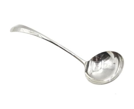 Silver ladle, Fiddle pattern by Gee &amp; Holmes, Sheffield 1973, approx 7.4ozClick here to view further images, condition re