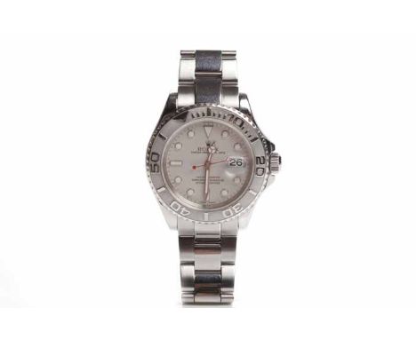 GENTLEMAN'S STAINLESS STEEL ROLEX OYSTER PERPETUAL YACHT-MASTER WRISTWATCH
circa 2007, model number 16622, signed automatic c