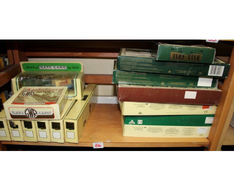 A shelf of Lledo boxed 'Days Gone' vehicles. 