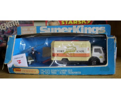 A Matchbox Superkings K-19 Security Truck, boxed. 