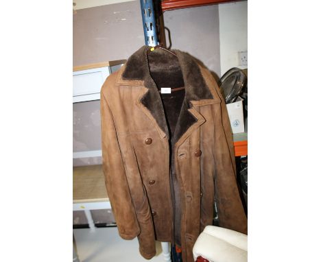 A VINTAGE SHEEPSKIN COAT 