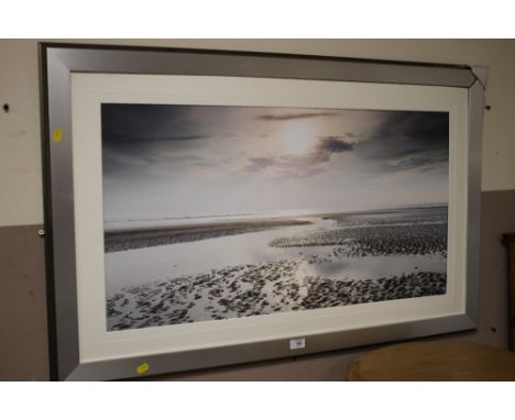 A MODERN FRAMED MIKE SHEPHERD PRINT ENTITLED REFLECTIONS OF HEAVEN  