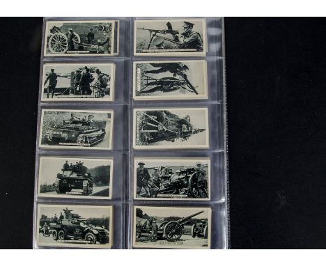 Cigarette Cards, Military, a selection from various Manufacturers to include Ardath's Empire Flying Boat (sectional, heavy ma