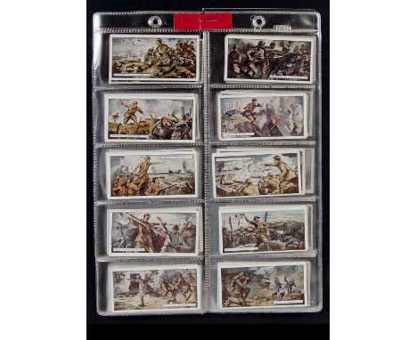 Cigarette Cards, Military, Wills' sets to include Allied Army Leaders, Recruiting Posters and New Zealand Issue V.C's (all gd