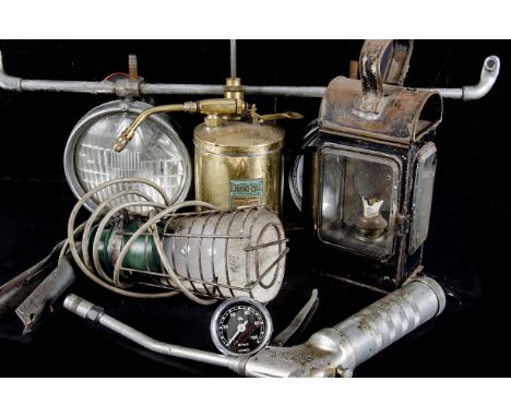 Motoring Parts/Accessories, a mixed lot of car parts and accessories including a matched pair of bar mounted Lucas Ranger Lam