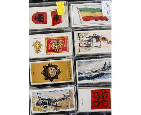 Cigarette Cards, Military, Players sets to include Aircraft of the Royal Airforce, Army Corps & Divisional Signs, Military Un