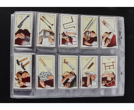 Cigarette Cards, Mixture, a variety of sets to include Carreras Tools and How to Use Them, Wills' Roses, Player's Ships Figur
