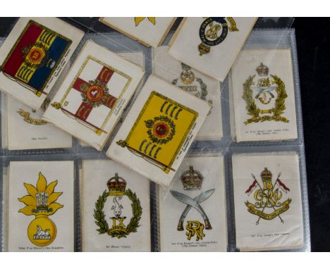 Cigarette Silks, Military, Major Drapkin, Regimental Colours and Badges of the Indian Army, lot consists of 6 silks with vert