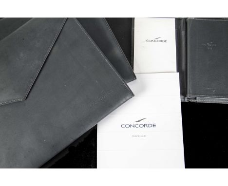 Aviation, Concorde, a 1995 diary together with two 1994 welcome packs containing, wine list, stationery, travel itinery, menu