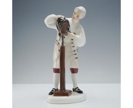 Royal Doulton figurine titled Wingmaker of Williamsburg HN2239, part of the Williamsburg series. Sculpted by Peggy Davies, th