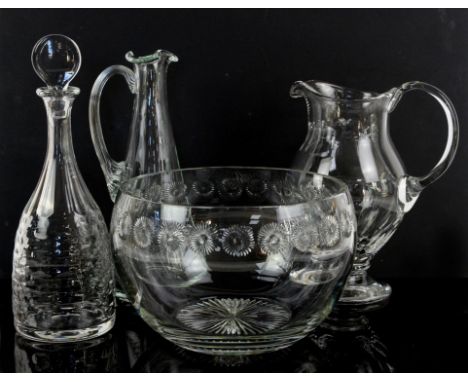 William Yeoward Decanter, carafe, water jug and fruit bowlCondition Report:  No damage or faults found