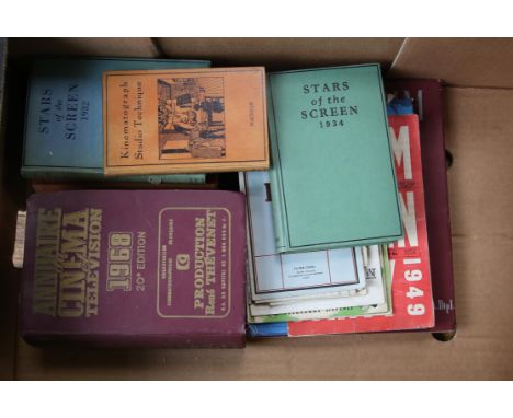 Set of rare film publications, covering subjects such as design/decor, early film stars, French cinema, including titles such