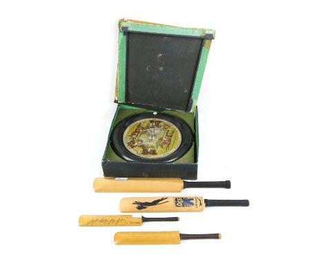 A vintage Sandown racing game by F.H. Ayres of London, the roulette type wheel with lithographic illustrations after Finch Ma